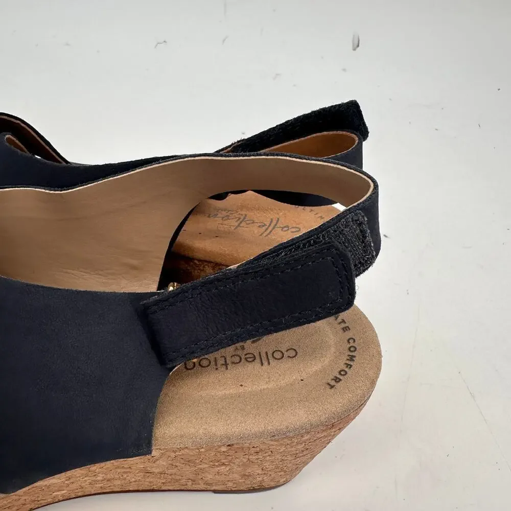 Clarks Women's Clarks Annadel Eirwyn Slingback Wedge Sandal // 8.5